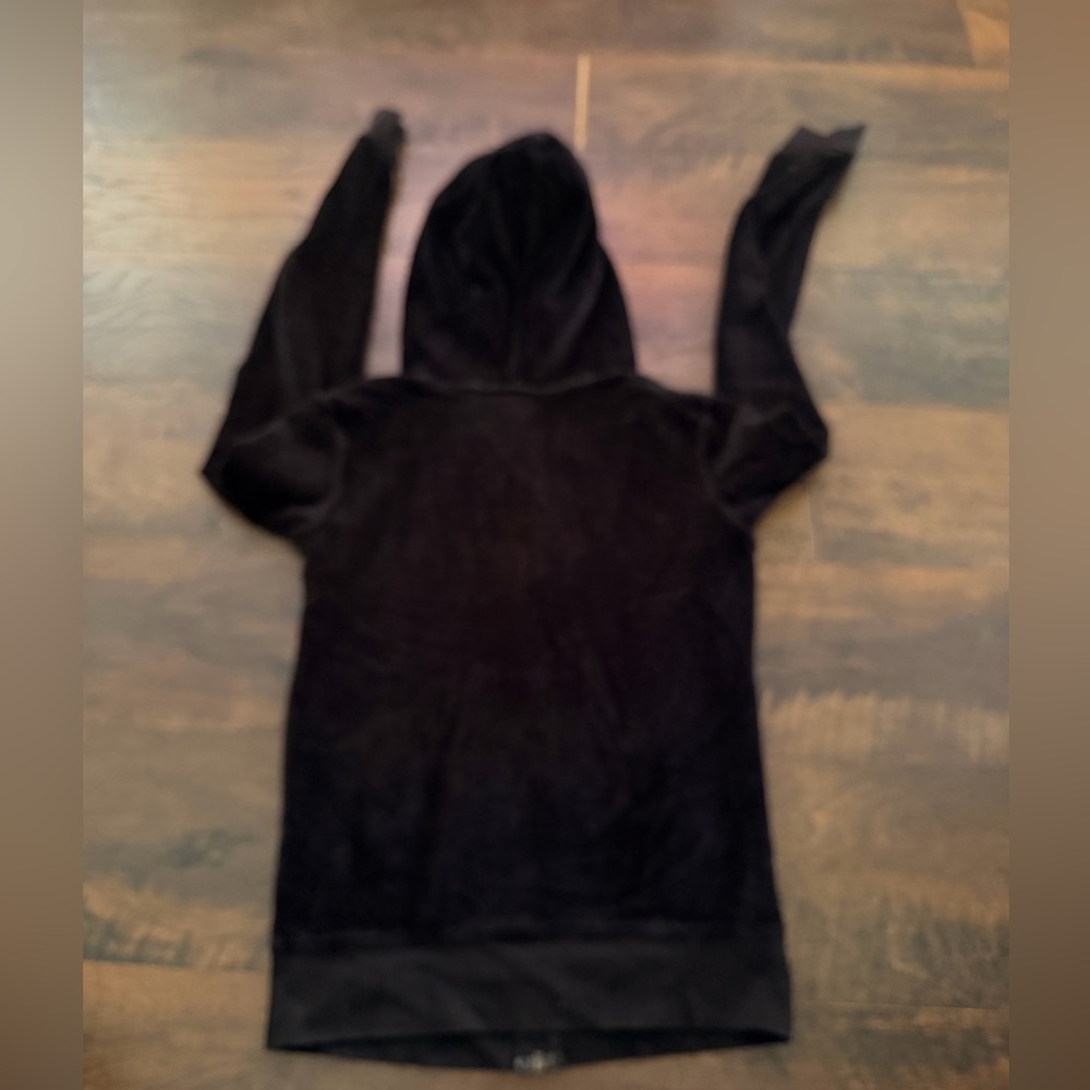 Juicy Couture Black Velour Jacket - Picture 2 of 3